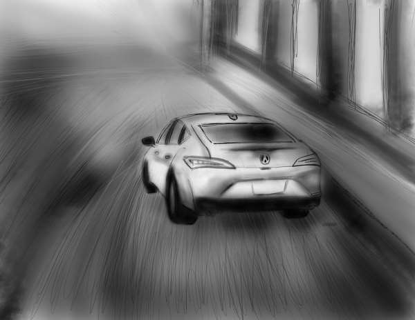 Acura Integra Storyboard by Storyboard Artist Nick Teti