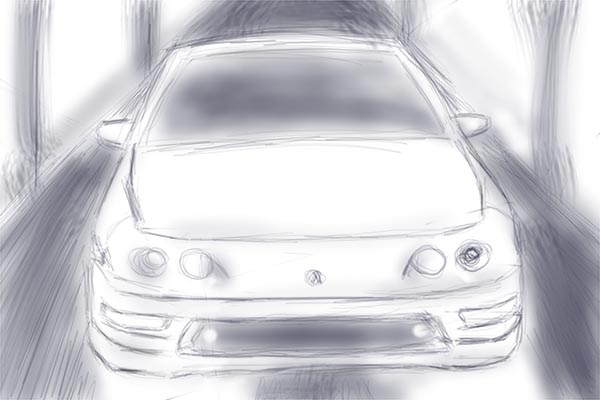 Acura Integra Storyboard by Storyboard Artist Nick Teti