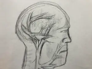 Storyboard by Nick Teti III for blood thinner RX depicting a CV event. https://coloradodirectorofphotography.com