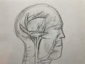 Storyboard by Nick Teti III for blood thinner RX depicting a CV event. https://coloradodirectorofphotography.com