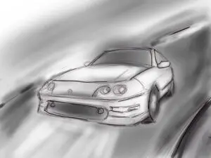 Storyboards to storyboard depicting a 97-98-99 Acura Integra. Nick Teti III, ColoradoDirectorofPhotography.com