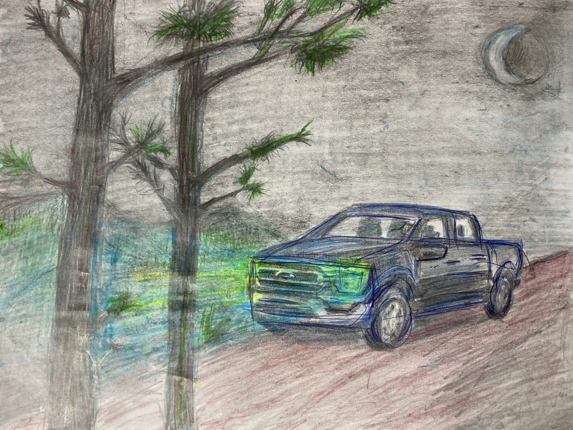 Ford F-150 Storyboard, by storyboard and concept artist NIck Teti III, https:/coloradodirectorofphotography.com